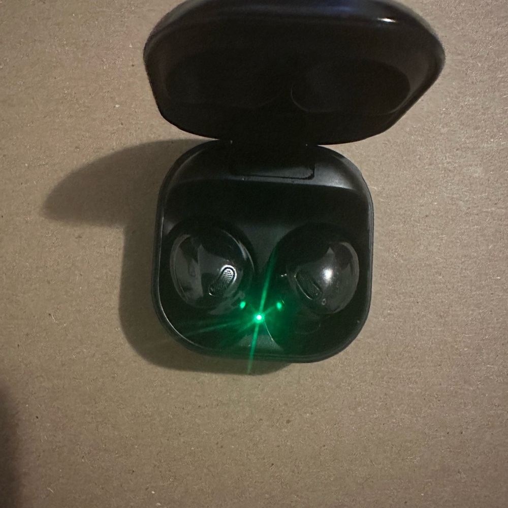 Black Wireless Earbuds with Charging Case